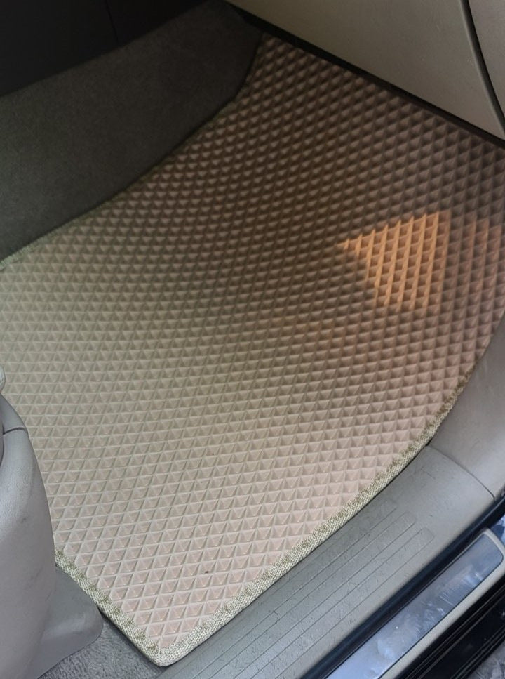 EVA Floor Mats (2 Rows, Beige) for Lexus GX470 2002-2009 - image 2