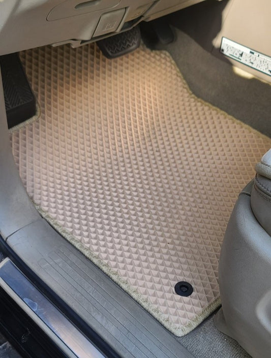 EVA Floor Mats (2 Rows, Beige) for Lexus GX470 2002-2009 - image 1