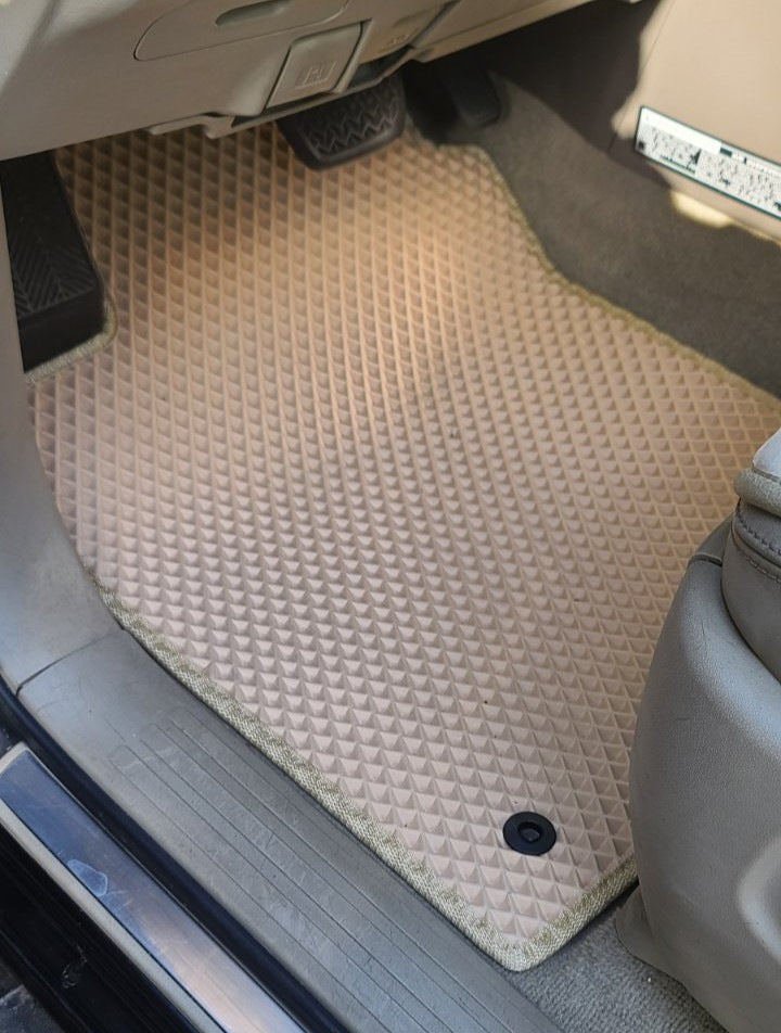 EVA Floor Mats (2 Rows, Beige) for Lexus GX470 2002-2009 - image 1