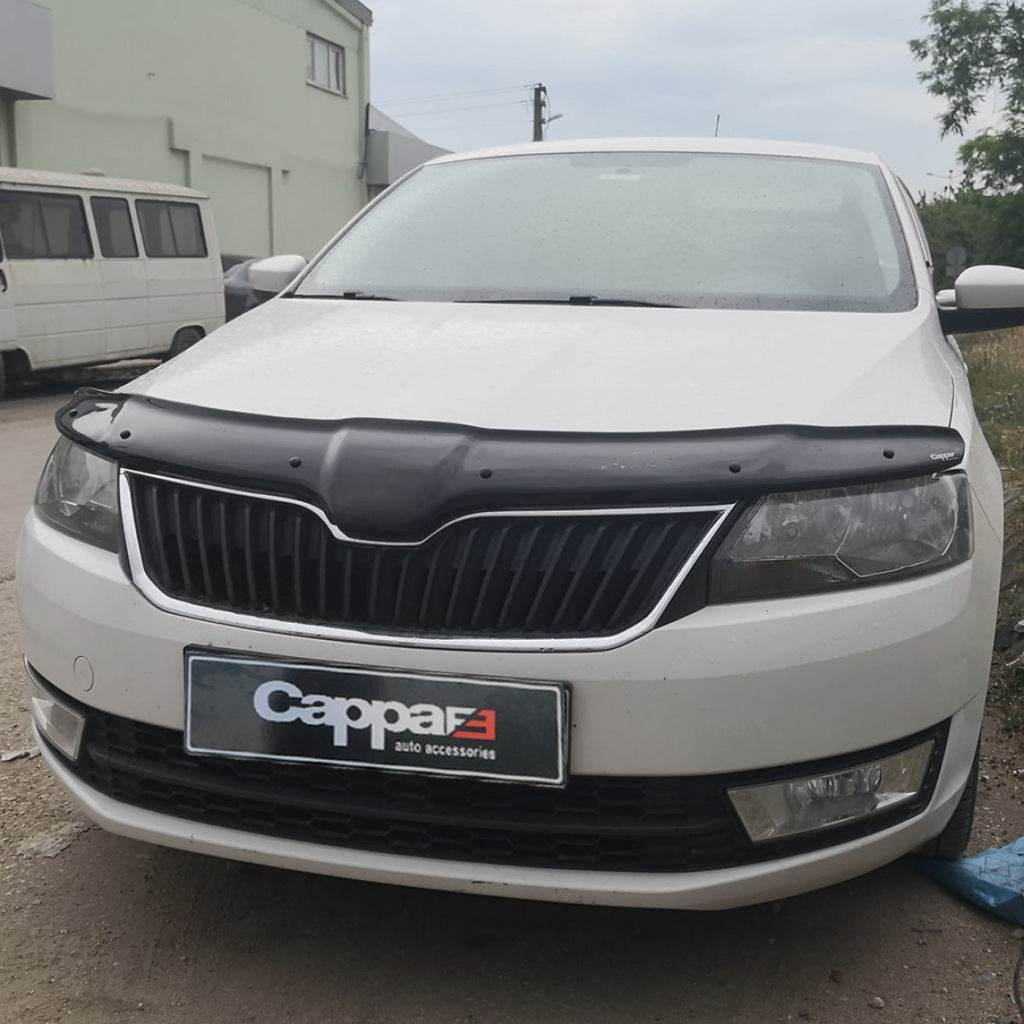 Hood deflector (EuroCap) for Skoda Rapid 2012-2019 - Reelken Auto