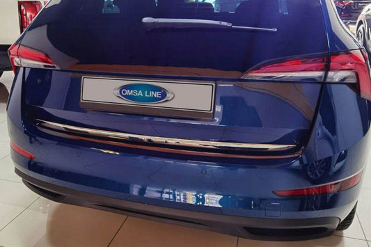Trunk edge OmsaLine (stainless steel) for Skoda Scala - Reelken Auto