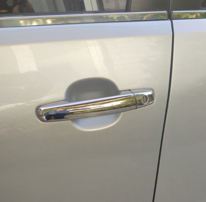 Chrome Door Handle Covers (5 pcs, Stainless Steel, without Sensor) for Suzuki Grand Vitara 2005-2017 - image 4