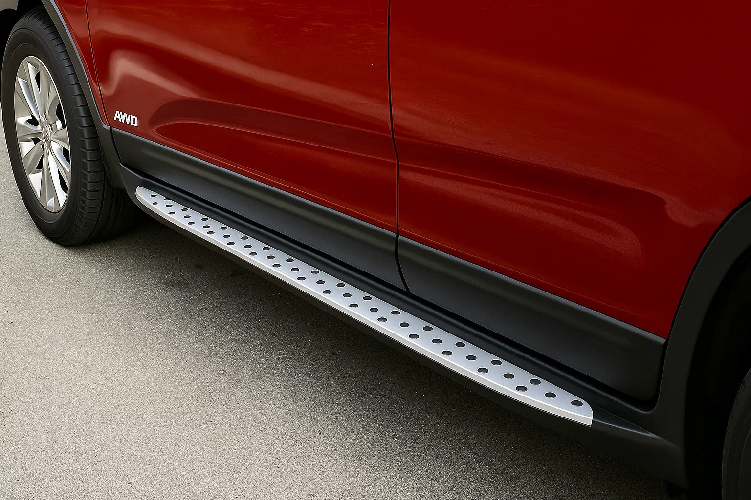 Side Steps OEM V2 (2 pcs, aluminum) for Subaru Outback 2009-2014 - image 1