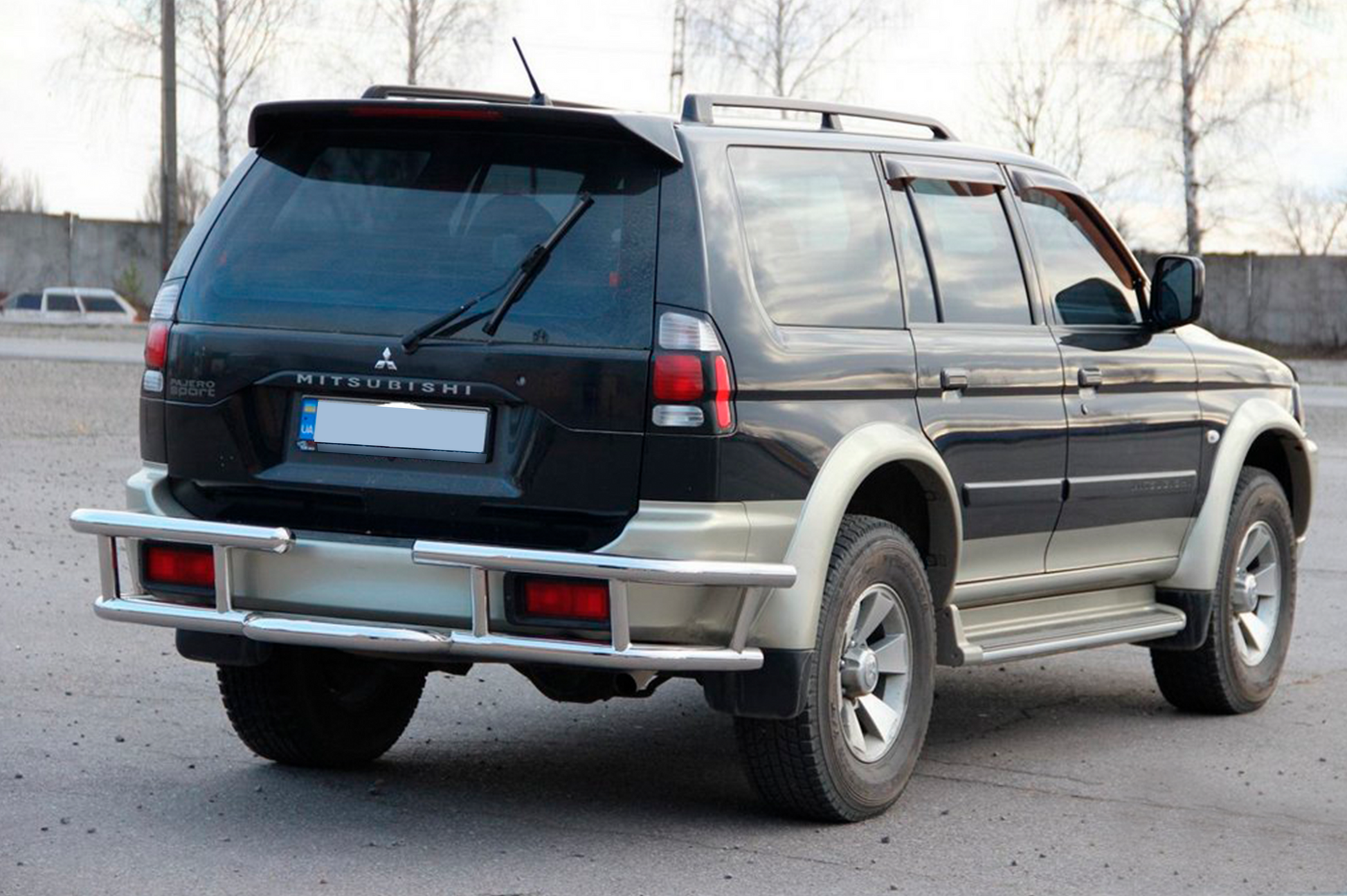 Rear Guard AK-Special (Stainless Steel) for Mitsubishi Pajero Sport 1996-2007 - image 3