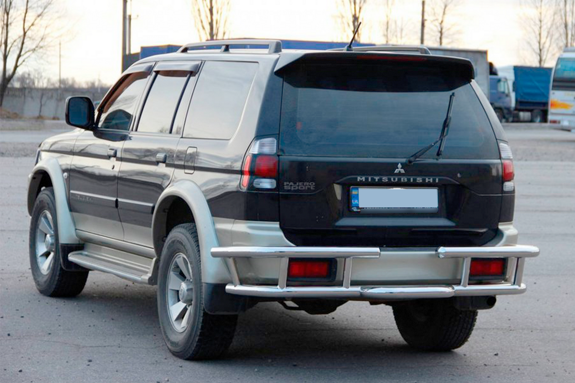 Rear Guard AK-Special (Stainless Steel) for Mitsubishi Pajero Sport 1996-2007 - image 4