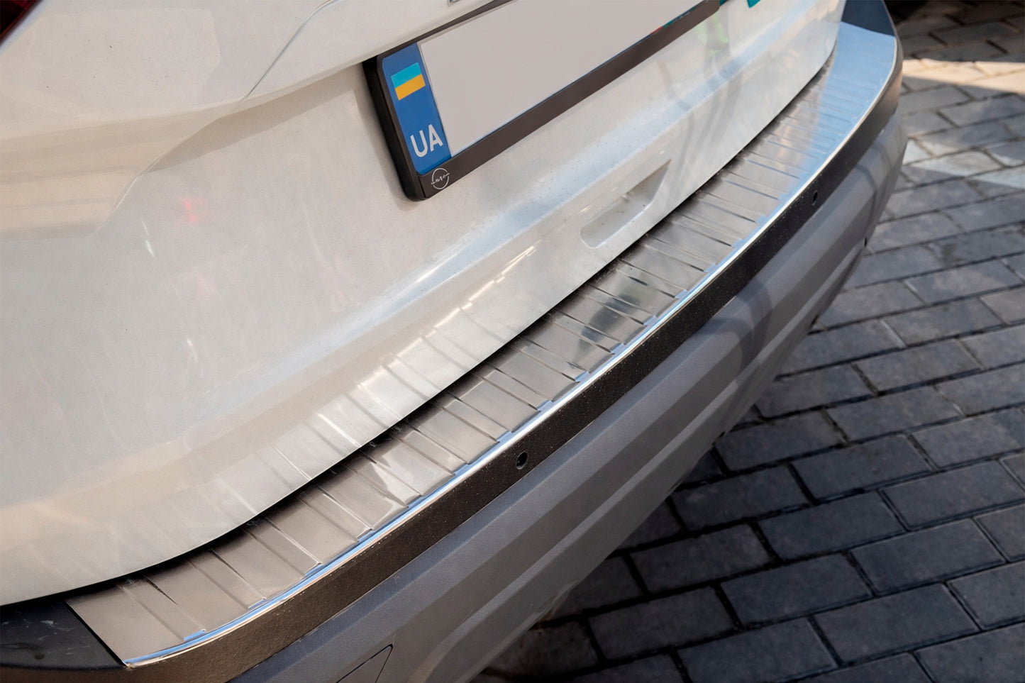 Carmos rear bumper protector (for e-Power, stainless steel, matte) for Nissan X-trail T33/Rogue 2022- - image 2