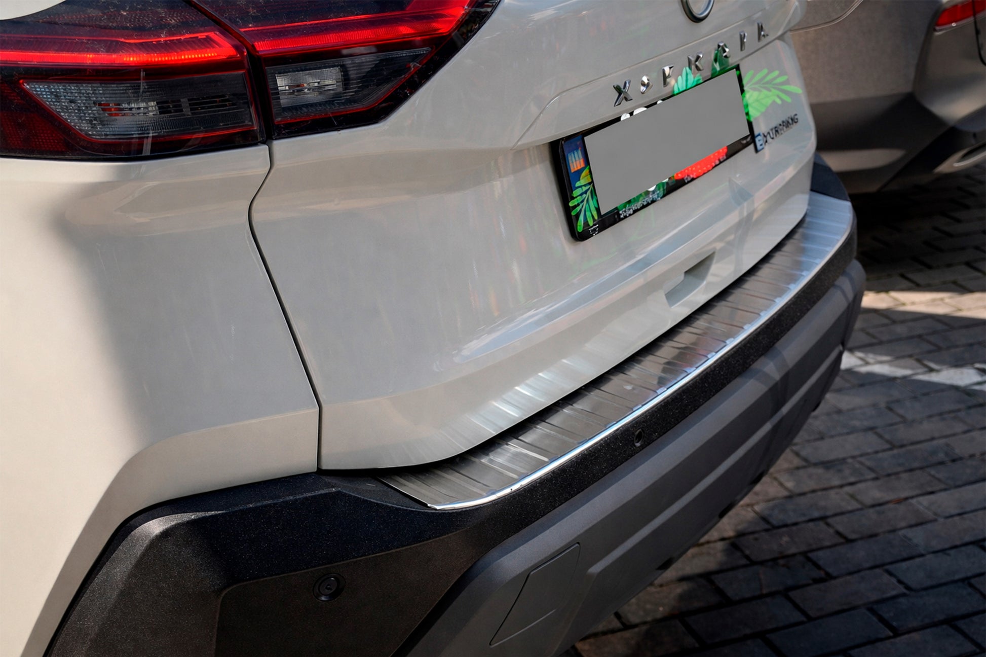 Carmos rear bumper protector (for e-Power, stainless steel, matte) for Nissan X-trail T33/Rogue 2022- - image 5