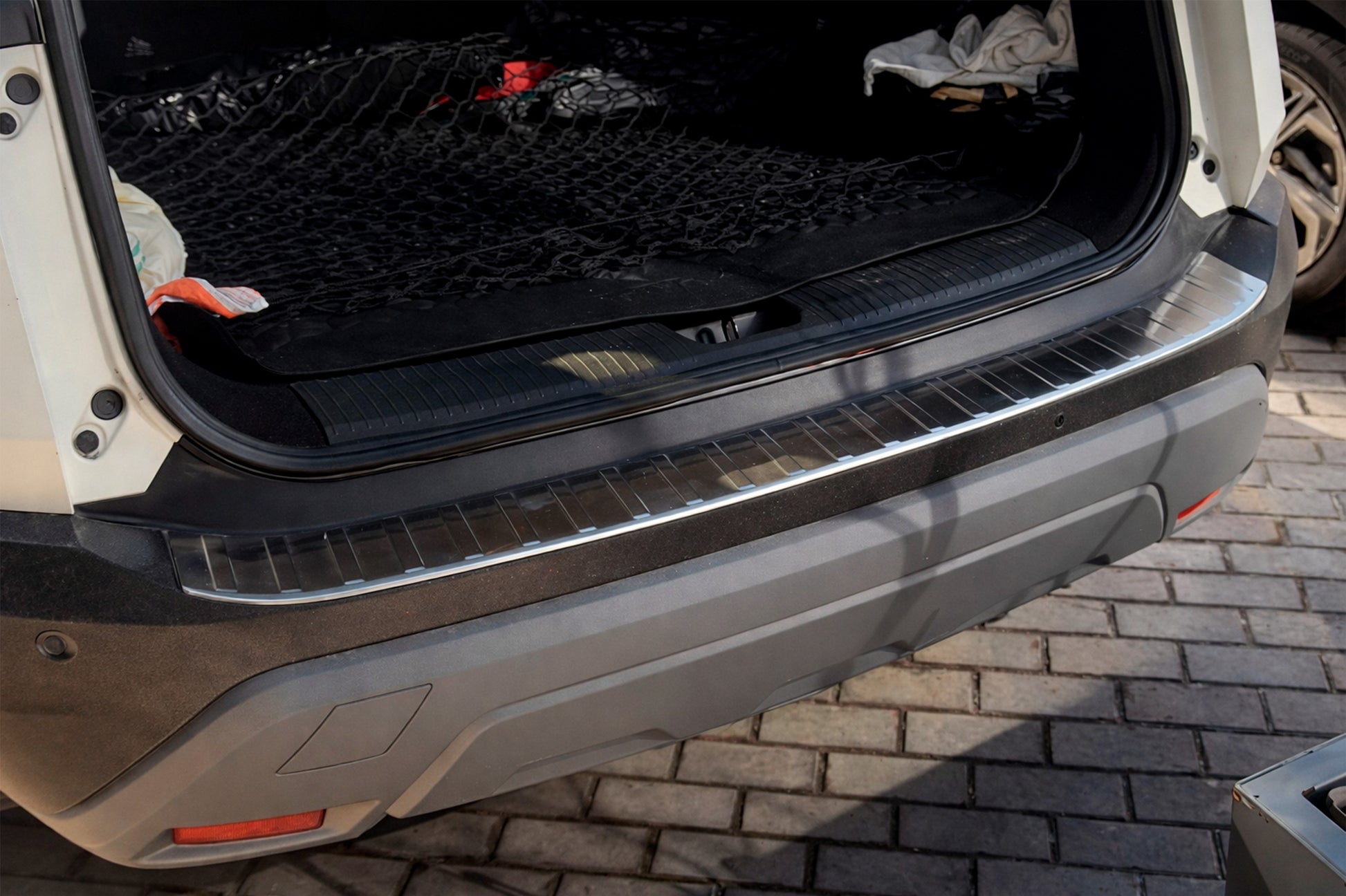 Carmos rear bumper protector (for e-Power, stainless steel, matte) for Nissan X-trail T33/Rogue 2022- - image 6