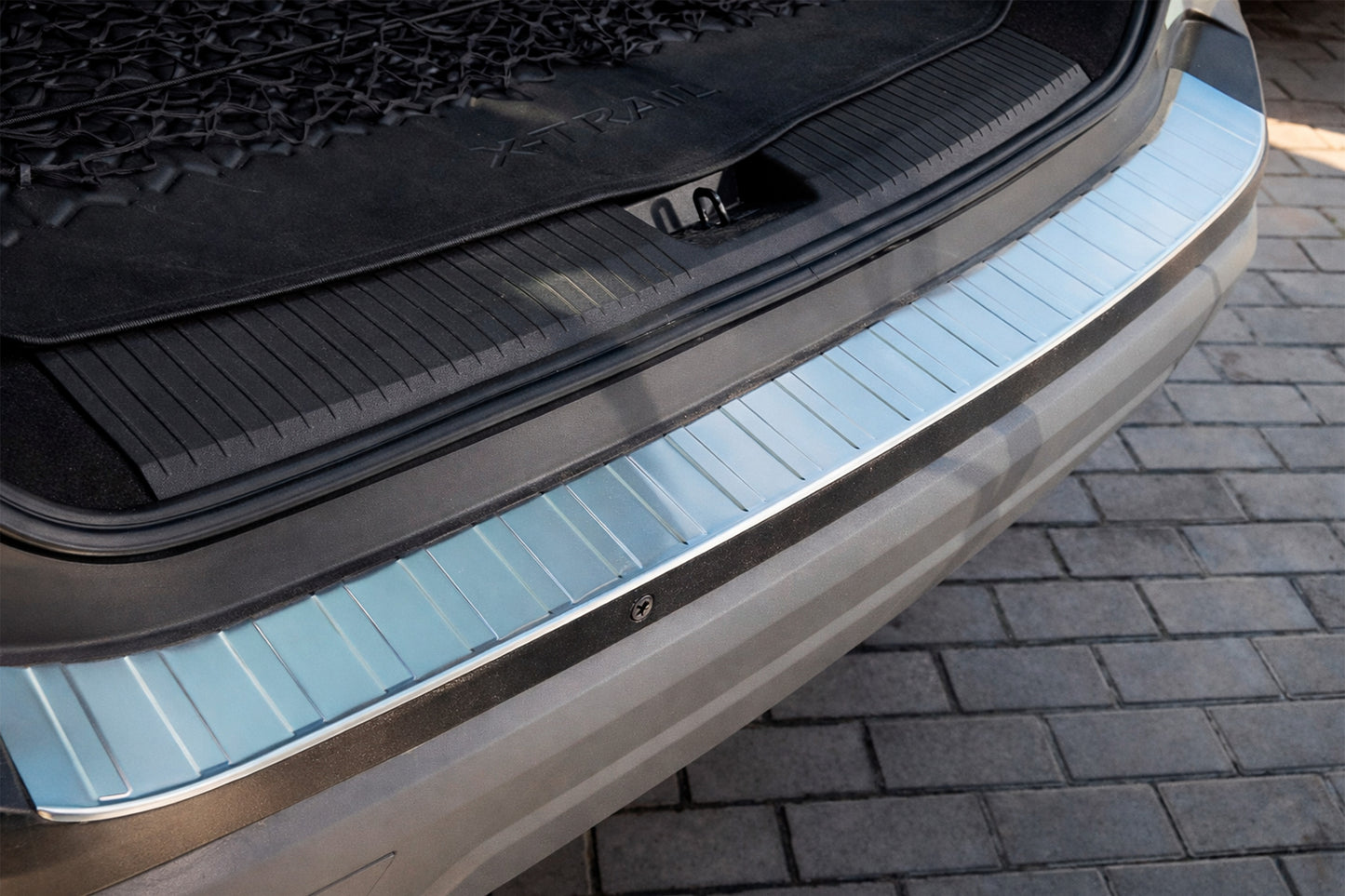 Carmos rear bumper protector (for e-Power, stainless steel, matte) for Nissan X-trail T33/Rogue 2022- - image 7