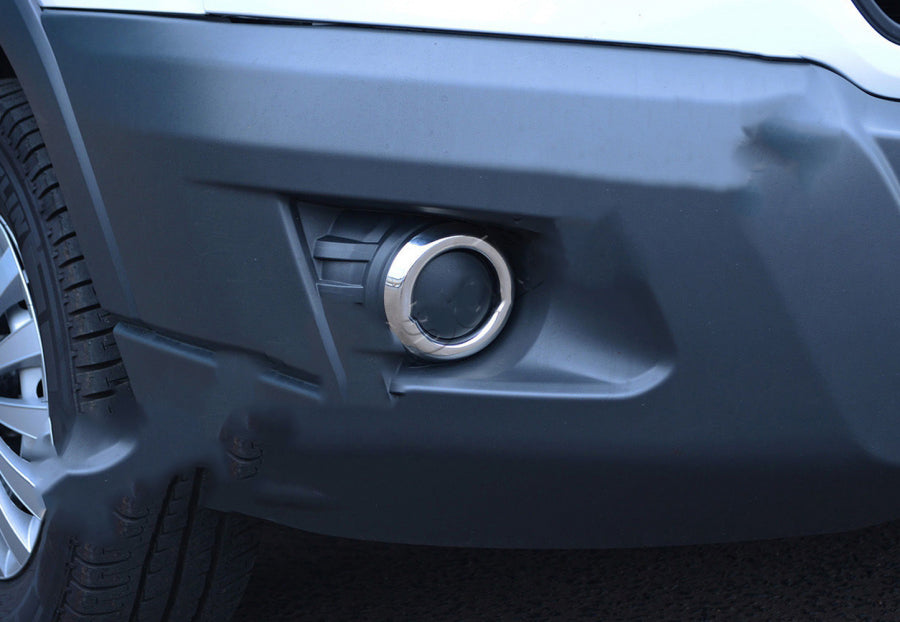 Covers for fog lights 2014-2018 (2 pcs, stainless steel) for Ford Transit 2014↗ - image 2