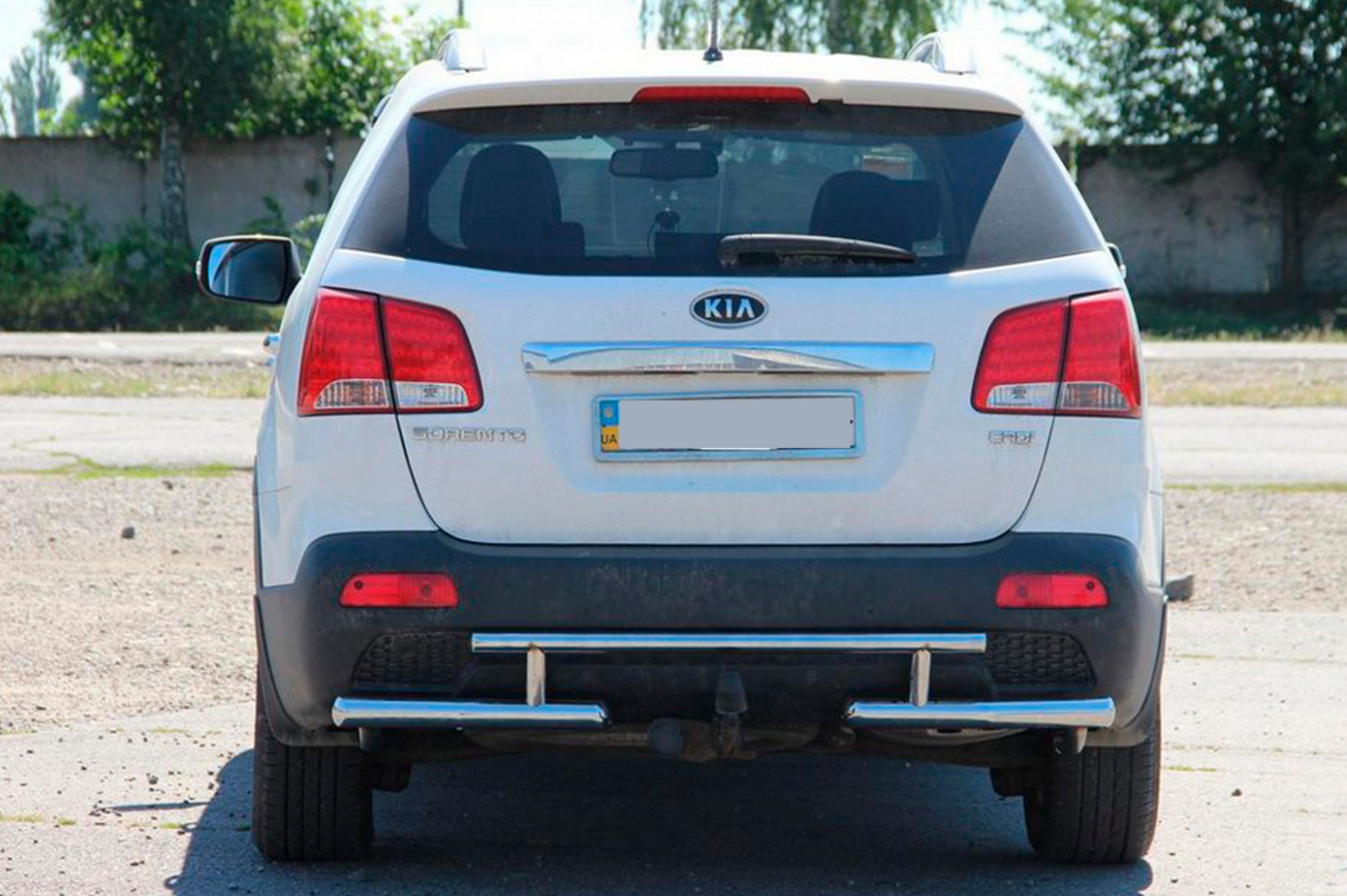 Rear Bar AK002-2 (Stainless Steel) for Kia Sorento II XM 2009-2014 - image 3