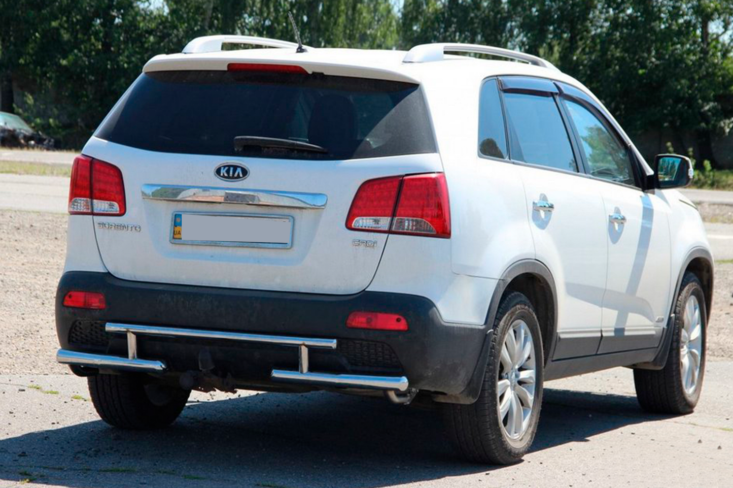Rear Bar AK002-2 (Stainless Steel) for Kia Sorento II XM 2009-2014 - image 4