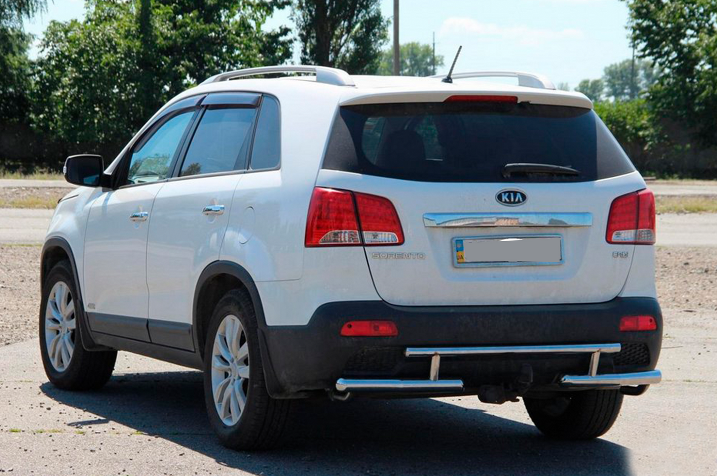 Rear Bar AK002-2 (Stainless Steel) for Kia Sorento II XM 2009-2014 - image 2