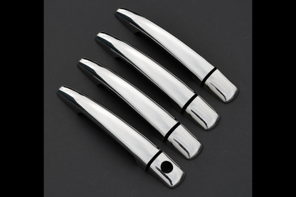 Chrome Door Handle Covers (4 pcs, Stainless Steel) for Citroen C-4 Picasso 2013-2022 - image 3