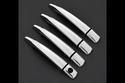Chrome Door Handle Covers (4 pcs, Stainless Steel) for Citroen C-3 Picasso 2010-2017 - image 7