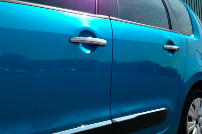 Chrome Door Handle Covers (4 pcs, Stainless Steel) for Citroen C-3 Picasso 2010-2017 - image 3