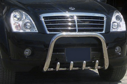 Bull Bar QT006 (Stainless Steel) for SsangYong Rexton I 2001-2017 - image 1