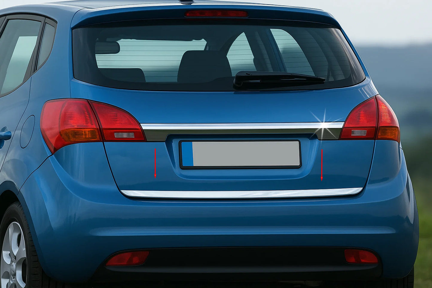 Trunk Trim Stainless Steel for Kia Venga 2010-2019 - image 1