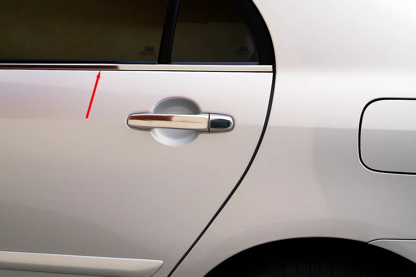 Exterior window trim stainless steel (4 pcs) for Toyota Verso 2009–2018 - image 1