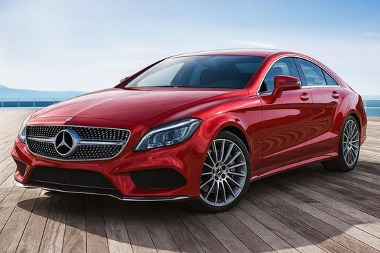 Front grille with frame 2014-2018 (Diamond Silver) for Mercedes CLS C218 2011-2018 - image 1