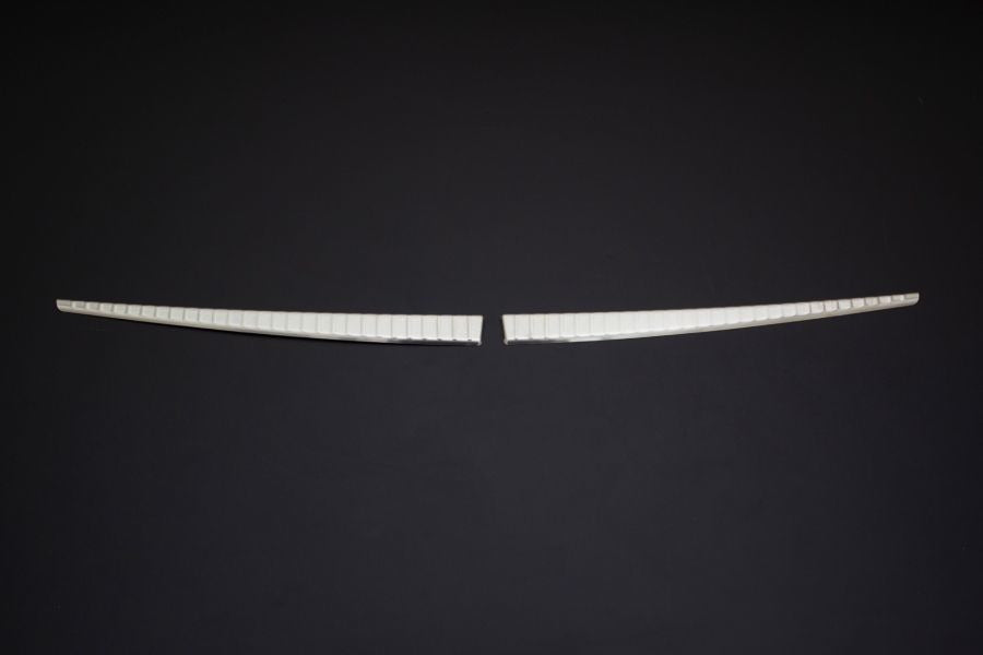 Rear bumper sill cover OmsaLine stainless steel for Dacia Duster 2018-2024 - image 1