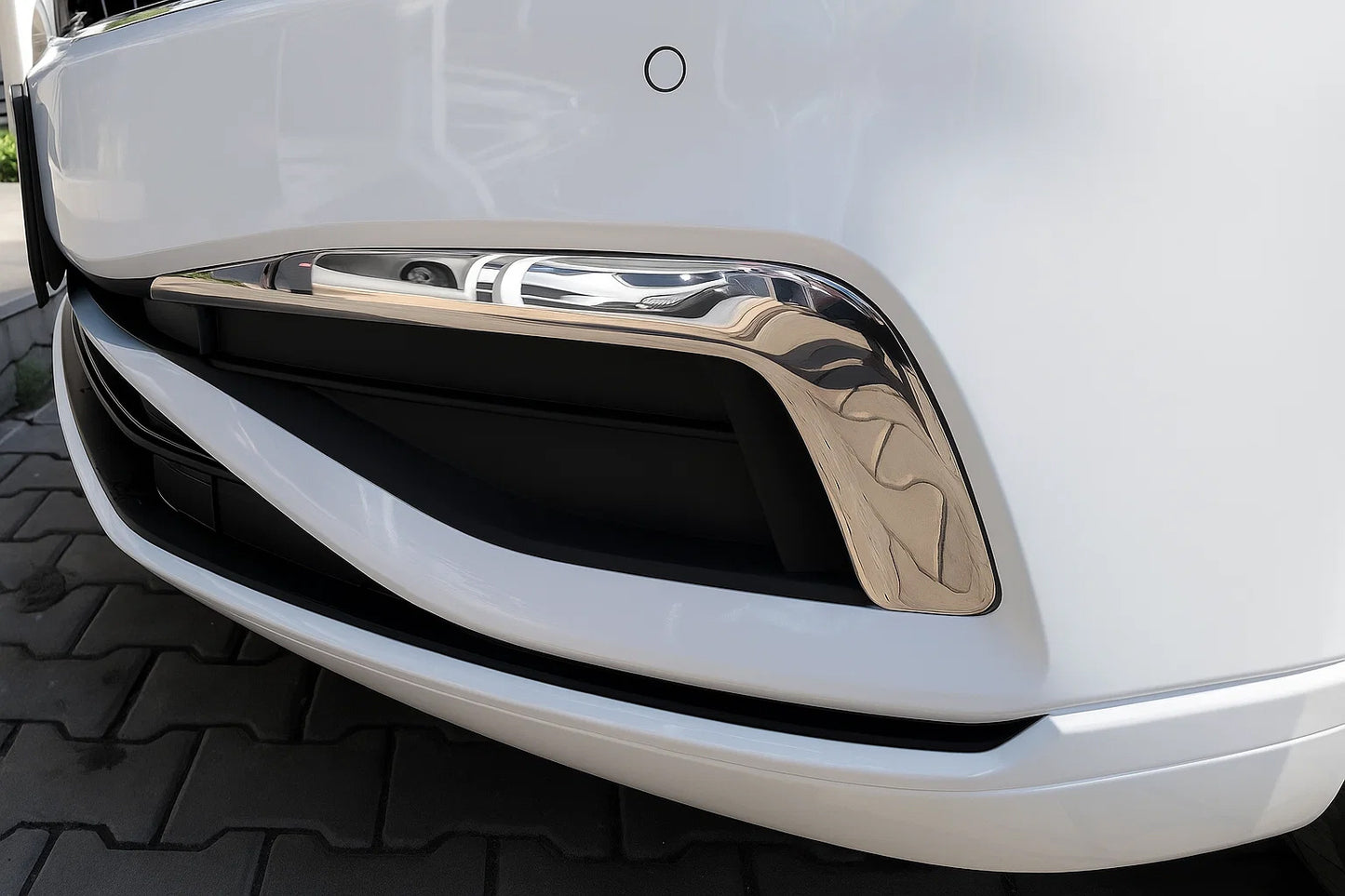 Fog Light Covers 2019+ (2 pcs, Stainless Steel) for Volkswagen Passat B8 2015-2023 - image 1