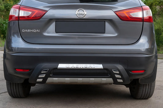 Rear bumper lip Libao 2014-2016 (plastic) for Nissan Qashqai 2014-2021 - image 1