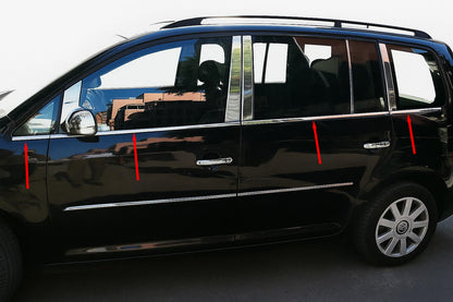 Exterior window trim stainless steel (8 pcs) for Volkswagen Touran 2003-2010 - image 1