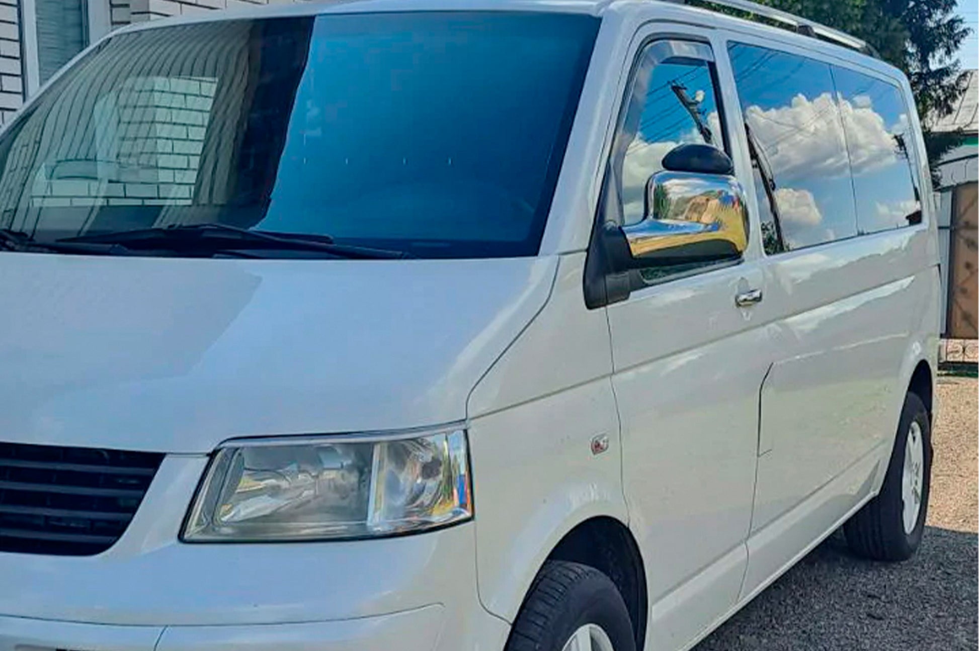 Chrome Mirror Covers (2 pcs) for Volkswagen T5 Transporter 2003-2010 - image 7