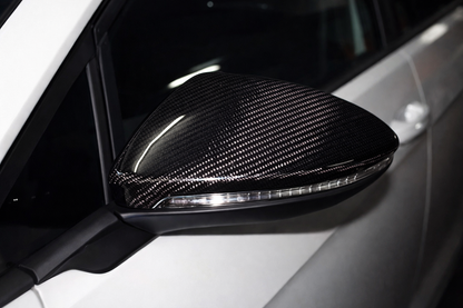 Mirror Covers V2 (Carbon) for Volkswagen Golf 7/E-Golf 2012-2020 - image 1