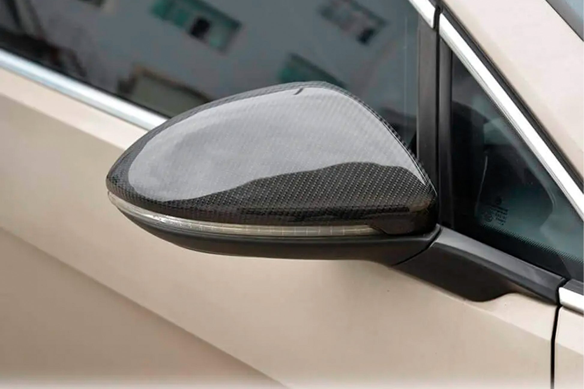 Mirror Covers V2 (Carbon) for Volkswagen Golf 7/E-Golf 2012-2020 - image 5