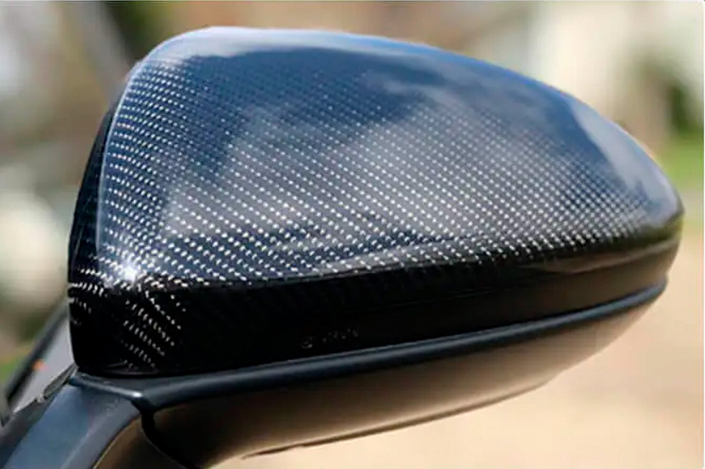 Mirror Covers V2 (Carbon) for Volkswagen Golf 7/E-Golf 2012-2020 - image 4