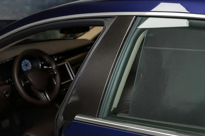Carbon Door Pillar Covers (2013-2017) for Maserati Quattroporte 2013-2023 - image 1