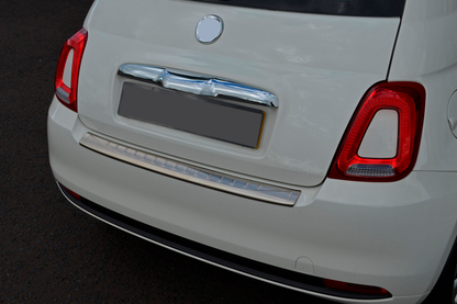 Rear bumper protector 3D/Cabrio (OmsaLine, stainless steel) for Fiat 500/500L 2013-2022 - image 5