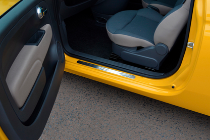 Door Sill Protectors 500 (OmsaLine, 2 pcs, Stainless Steel) for Fiat 500/500L 2013-2022 - image 2