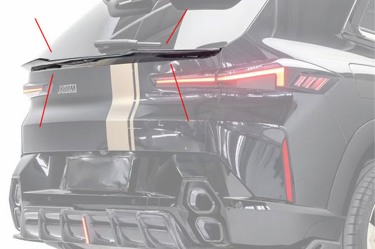 Lower Spoiler AE-Design (Carbon) for BMW XM G09 2022- - image 2