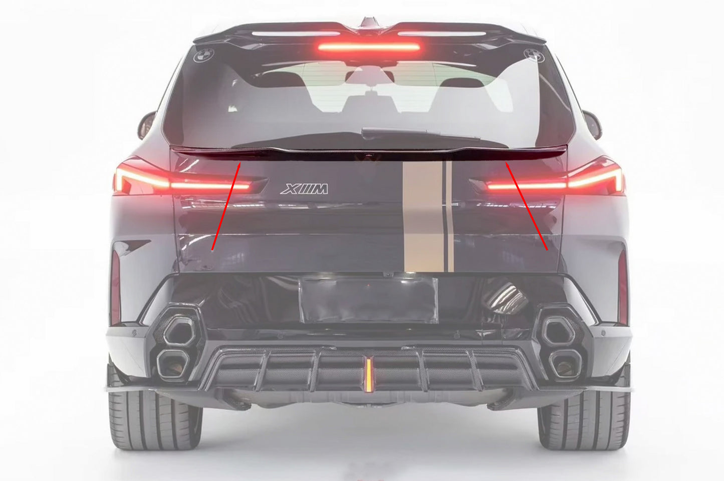 Lower Spoiler AE-Design (Carbon) for BMW XM G09 2022- - image 3