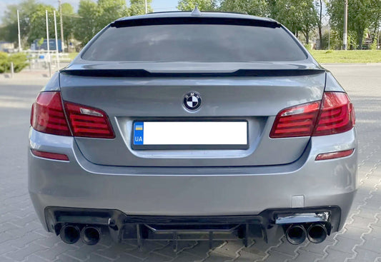 Rear Diffuser CS-Style DPT (for M5, Gloss Black, Vacuum Formed) for BMW 5 Series F10/F11 2010–2016 - image 2