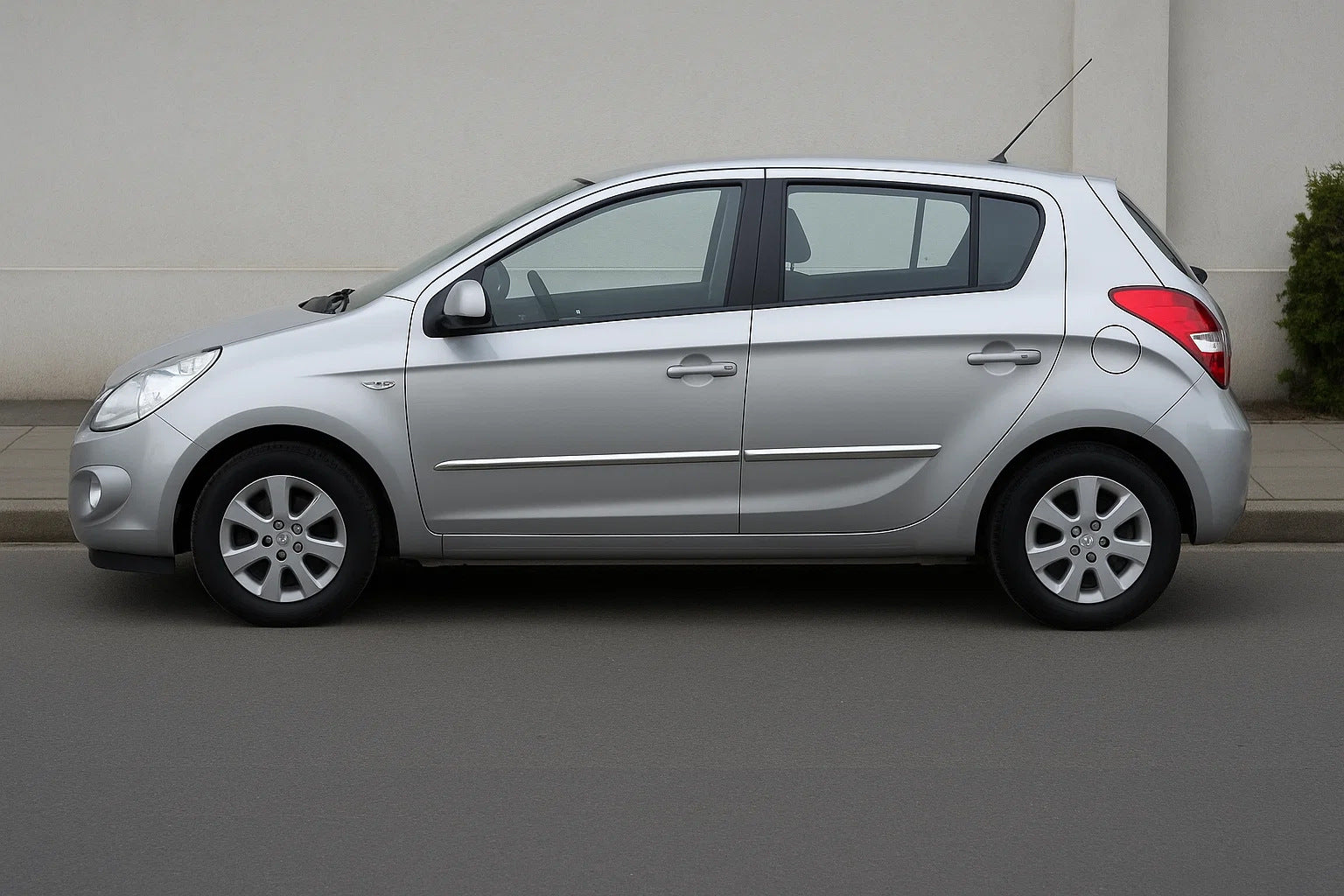 Door Mouldings Stainless Steel (4 pcs) for Hyundai I-20 2008-2012 - image 1