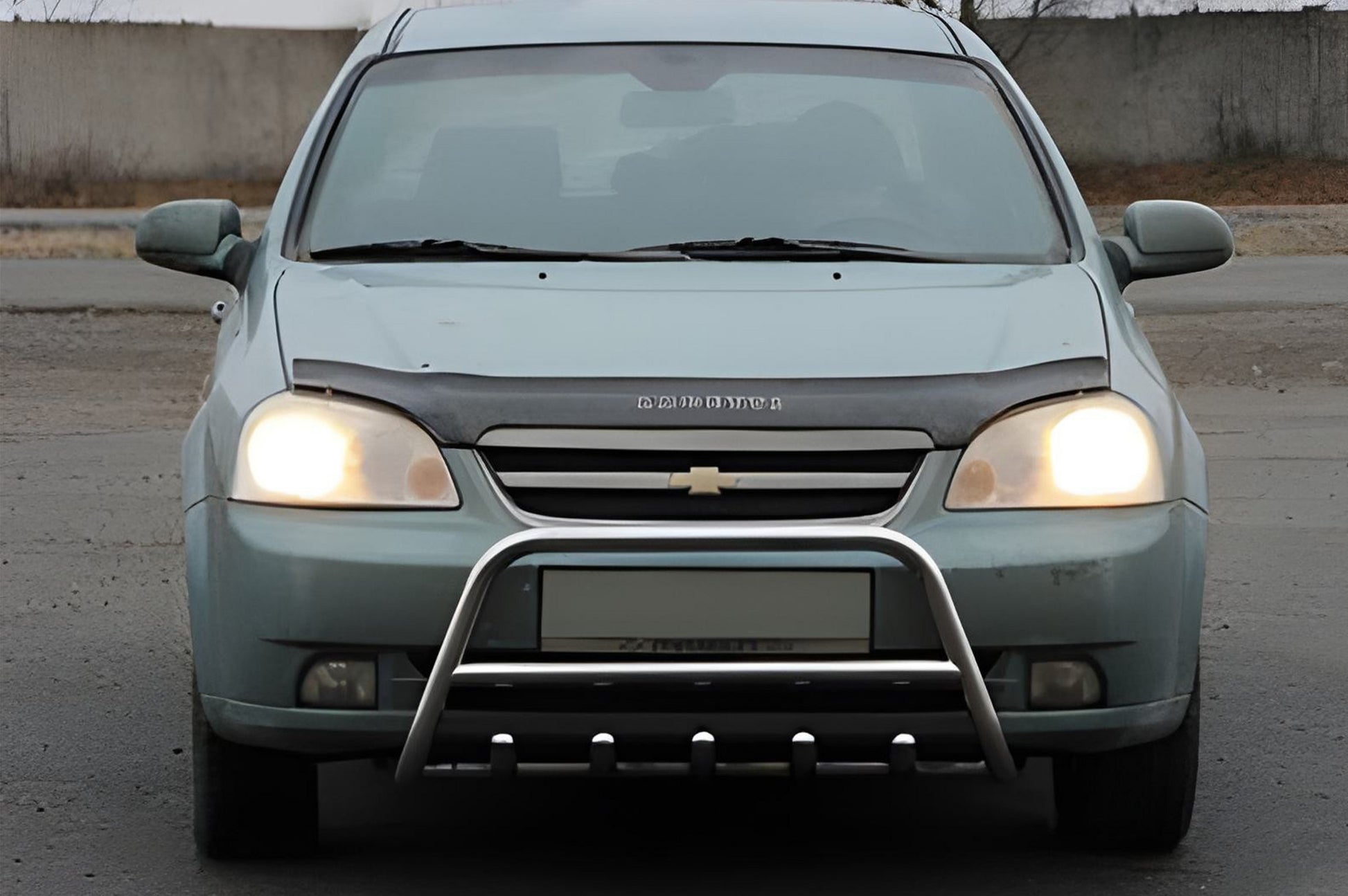 Front bull bar WT003 (60 mm, stainless steel) for Chevrolet Lacetti 2003-2024 - image 2