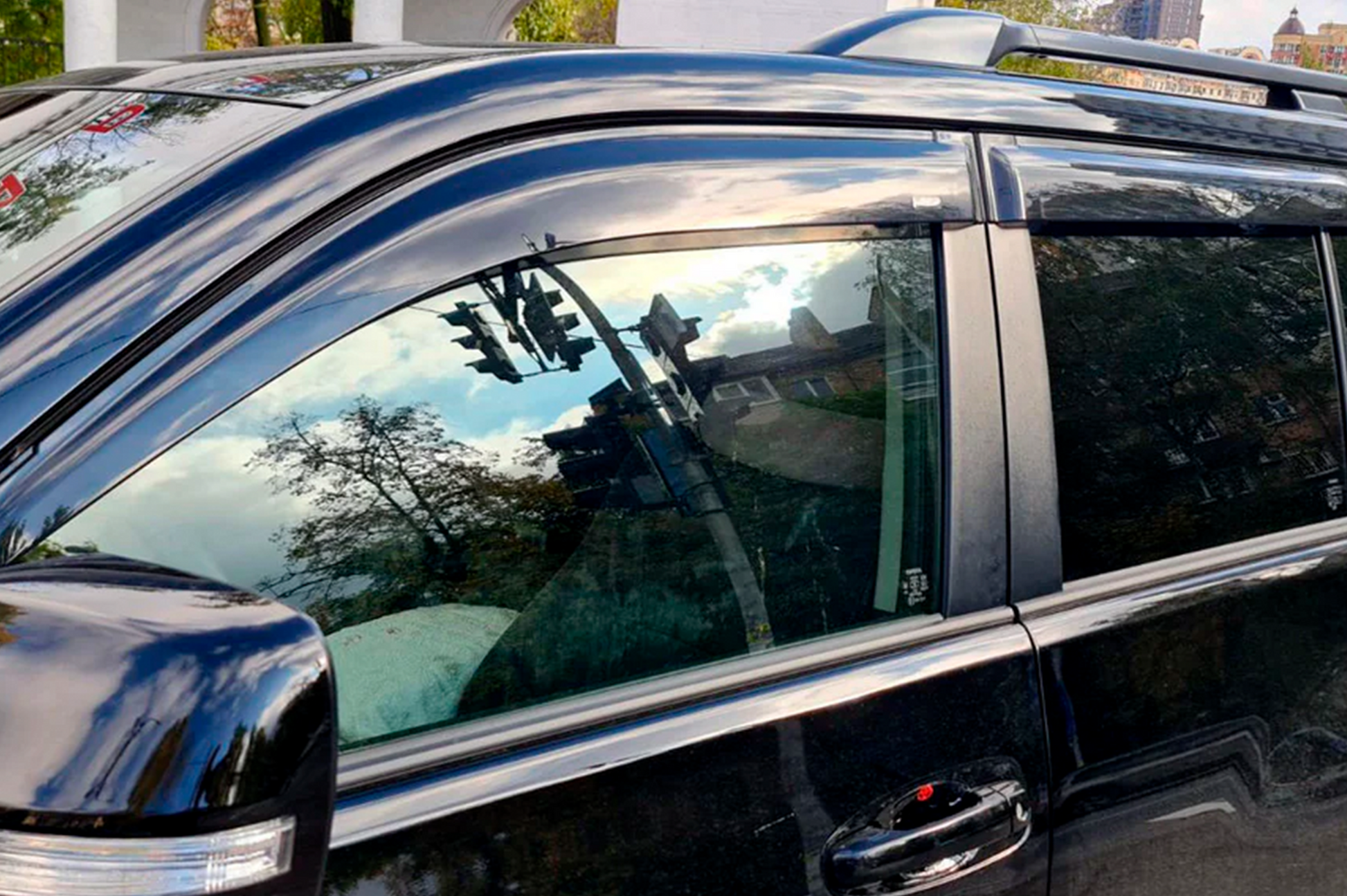 Window Deflectors 11 cm (4 pcs, HIC) for Lexus GX460 2009-2023 - image 1