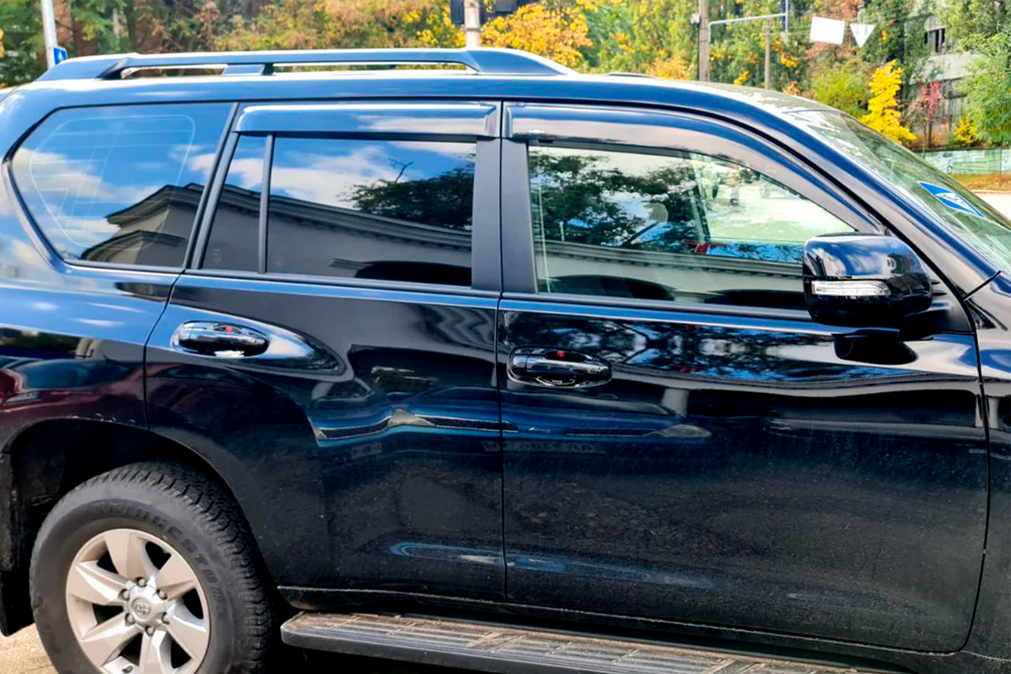 Window Deflectors 11 cm (4 pcs, HIC) for Lexus GX460 2009-2023 - image 3