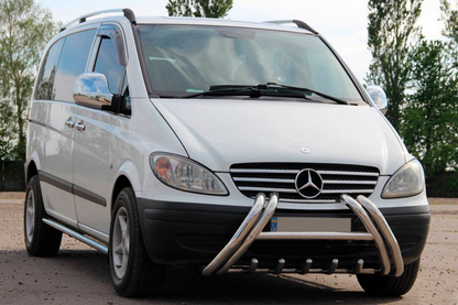 Bull Bar WT01 (Stainless Steel) for Mercedes Vito W639 2004-2014 - image 1