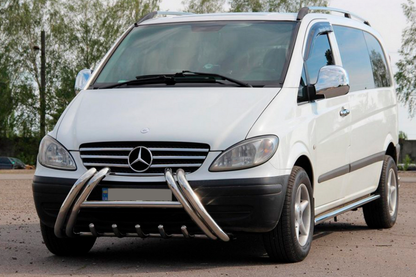Bull Bar WT01 (Stainless Steel) for Mercedes Viano 2004-2014 - image 2