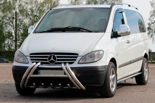Bull Bar WT01 (Stainless Steel) for Mercedes Vito W639 2004-2014 - image 2