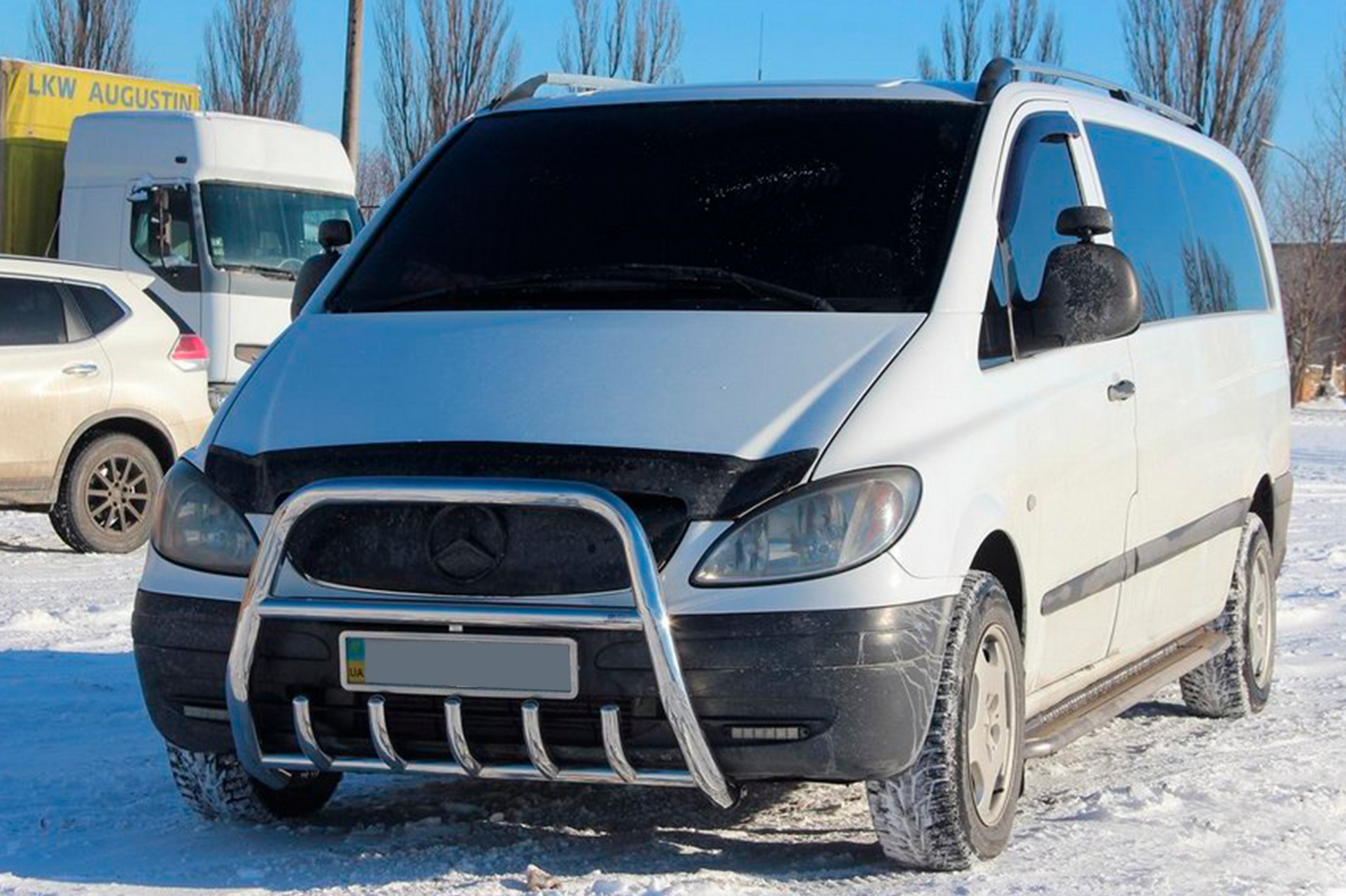 Bull Bar XL-WT025 (Stainless Steel) for Mercedes Vito W639 2004-2014 - image 2
