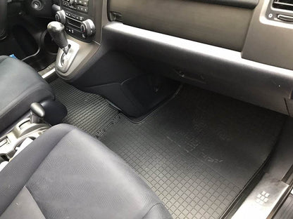 Rubber mats with a border (4 pcs., Polytep) for Honda CRV 2007-2011 - Reelken Auto
