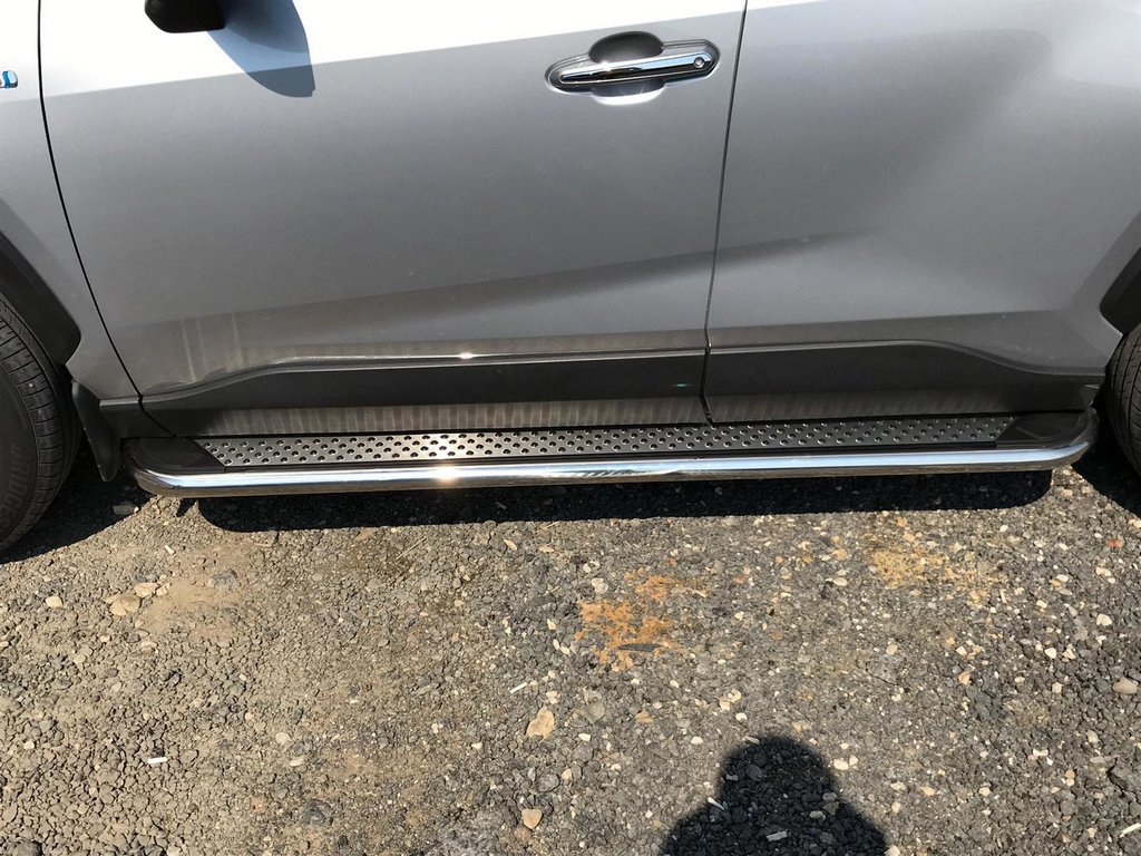 Side Steps Maydos V2 (2 pcs, Aluminum with Stainless Steel) for Toyota Rav 4 2019- - image 8