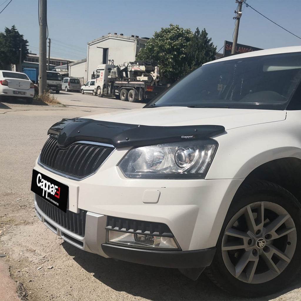 Hood deflector 2013+ (EuroCap) for Skoda Yeti 2009-2017 - Reelken Auto