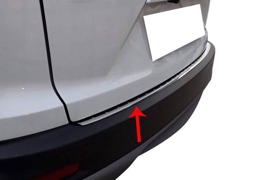 Cover on the rear bumper (stainless steel) for Honda CRV 2017-2022 - Reelken Auto